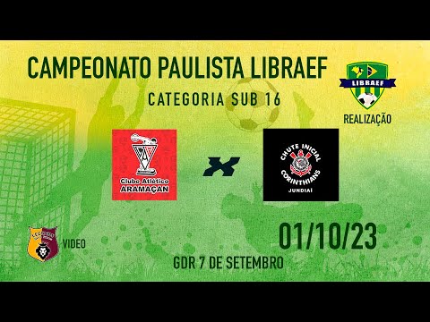 Sub 16   Chute Inicial Jundiaí x C A  Aramaçan