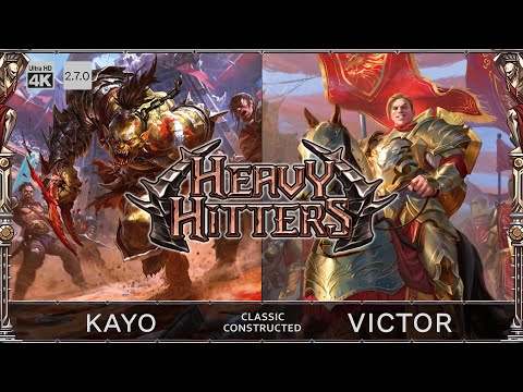 The Heavy Hitters in the House. Kayo vs Victor. Classic Constructed - Flesh and Blood TCG