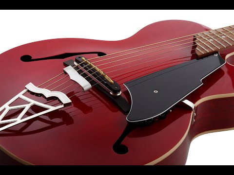 Vox VGA-3PS Giulietta Custom Art Guitar Acoustic Archtop with Built-In Electronics " Web of Deception " w/gig bag image 13
