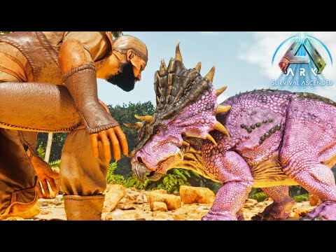 Adopting Baby Dinos & Taming My First Carnivore - Ark Survival Ascended - Episode 3!
