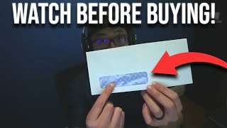 Amazon Basics #10 Security-Tinted Self-Seal Business Envelopes with Left Window for Invoices and Doc