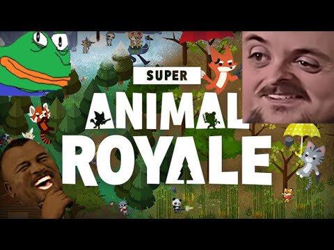 Forsen Plays Super Animal Royale Versus Streamsnipers (With Chat)
