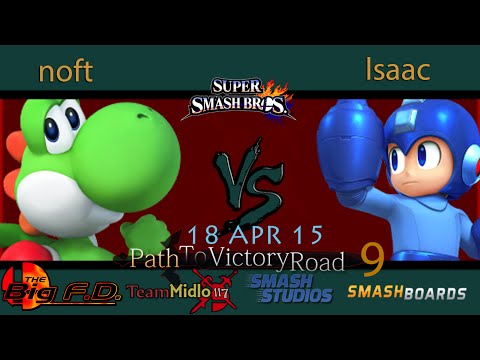 PTVR9 - noft (Yoshi) Vs. lsaac (Megaman) SSB4 Tournament Loser Semi-Finals Smash 4 Wii U