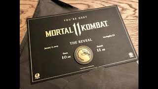 The Mortal Kombat 11 Reveal invitation