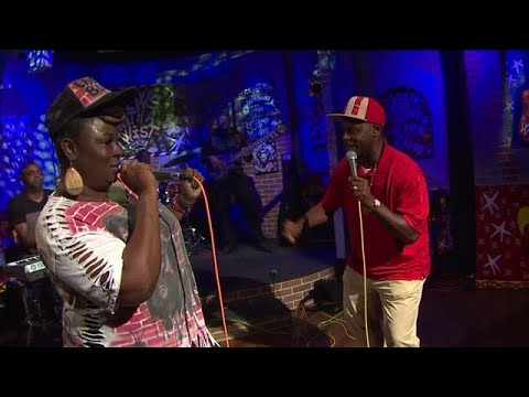 Cheeky Blakk and DJ Jubilee freestyle on the Twist Stage