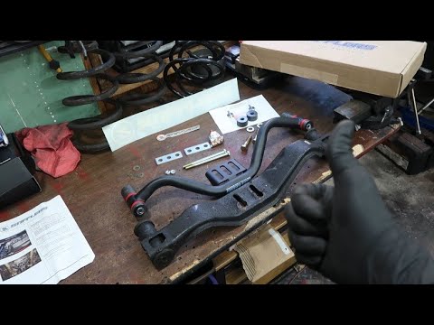 Stifflers Manual Transmission crossmember install on Mustang (Foxbody tko600)