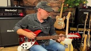 Video thumbnail for RICKENBACKER 350V63 LIVERPOOL RUBY RED (HERE AT MATSUMOKU) by Matsumoku Rocks
