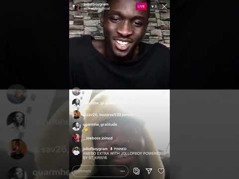 Abfad live on AMEBOEXTRAWITHJOLLOFBOY episode 9 season 4. Sierra Leone norm singer in USA