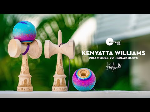 Kendama USA - Kenyatta Williams Pro Model V2 breakdown