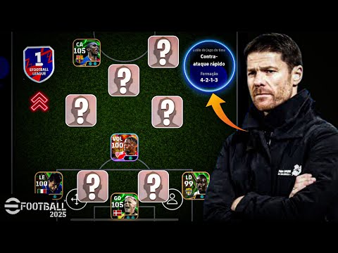 USEI A MELHOR FORMAÇÃO 4.2.1.3 NO CONTRA ATAQUE RÁPIDO NO EFOOTBALL 25 MOBILE