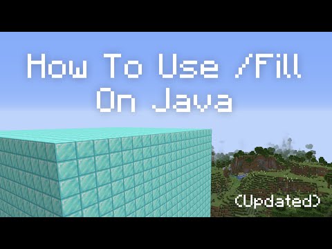 How To Use The Minecraft Fill Command In Java (Updated)
