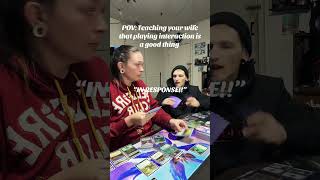 When you teach your wife it’s good to play interactions in Magic 😎#commander #mtg #cedh