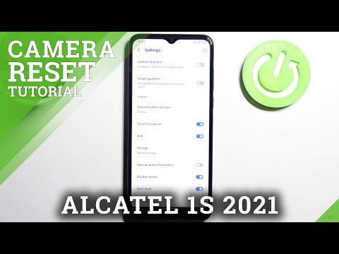 How to Reset Camera Settings in Alcatel 1S 2021  – Restore Camera Options