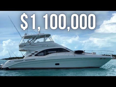 $1,100,000 Sea Ray 580 Sedan Bridge Yacht Tour