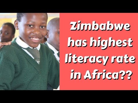 Image for YouTube video with title Zimbabwe has the highest literacy rate in Africa? viewable on the following URL https://www.youtube.com/watch?v=87X8UMWt4dk