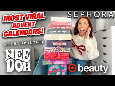 Opening up every VIRAL Advent Calendar (sephora, target, benefit, needoh etc)