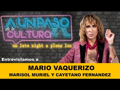 1x04. A UN PASO - Entrevista Mario Vaquerizo, Marisol Muriel y Cayetano Fdez. Y la música de Spinosa