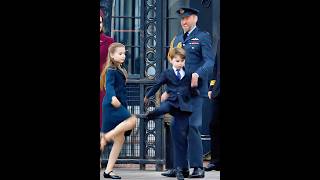 Louis &amp; Charlotte dance so cool, fans love it 🤩#royal #princelouis #princewilliam #charlotte