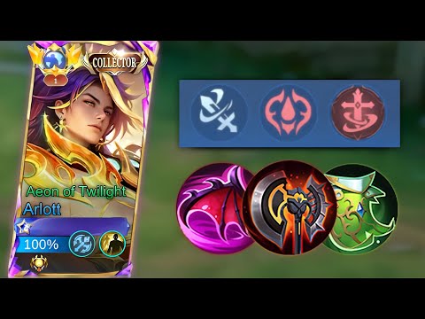 NEW ARLOTT LIFESTEAL BUILD 2025! - Mobile legends