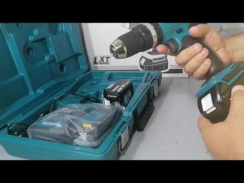 Smūginis suktuvas-gręžtuvas Makita DHP453RFE; 18 V; 2x3,0 Ah akum. video