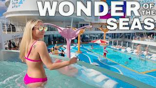 Boarding Royal Caribbean's WONDER OF THE SEAS to the NEW Royal Beach Club | Cruise Vlog