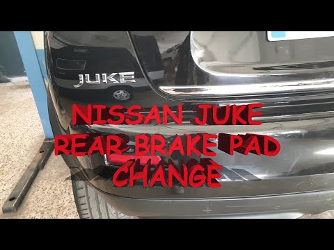 Nissan juke rear pads removal and installation.