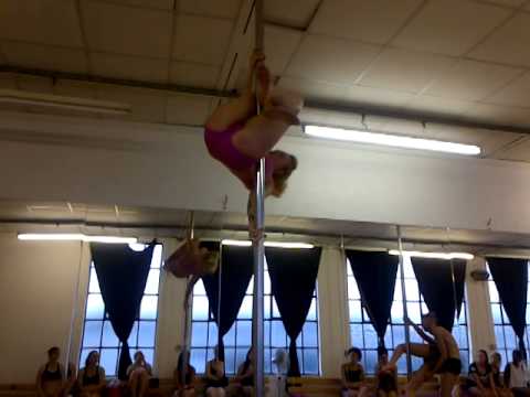 pole combo superman drop