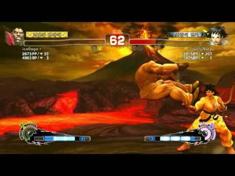 SSF4 AE ice0age r(boxer) vs LovelyNara(Makoto)