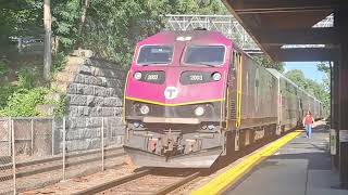 PM Rush Hour MBTA Commuter Rail Framingham/Worcester Line Railfanning @ West Natick (8/13/2026) 