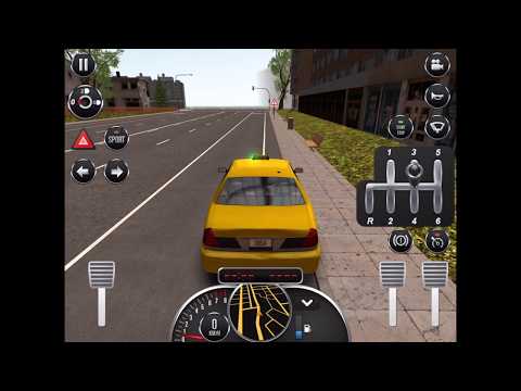 REAL MODE CLUTCH | Manual Driving in iPad | Taxi Sim 2016