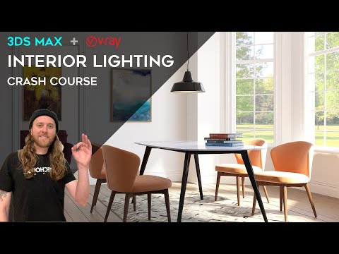 3ds Max + V-Ray: Interior Lighting Crash Course + Scene files