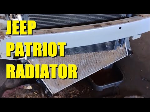 2014 Jeep Patriot Radiator Remove and Replace DIY