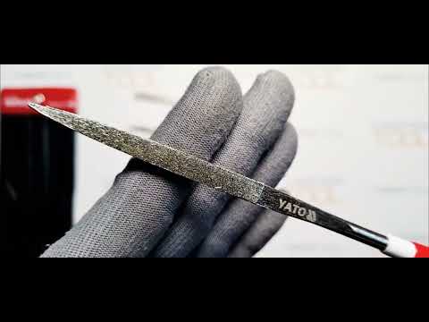 Надфіль алмазний YATO Набір. 5х180х70мм 5пр. [10/100]