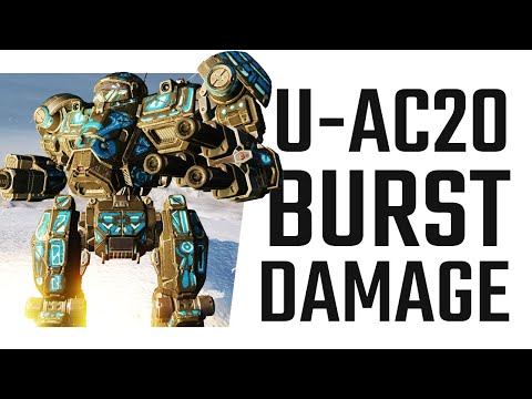 Big Burst Damage with an Ultra Autocannon 20 - Mechwarrior Online The Daily Dose #1339