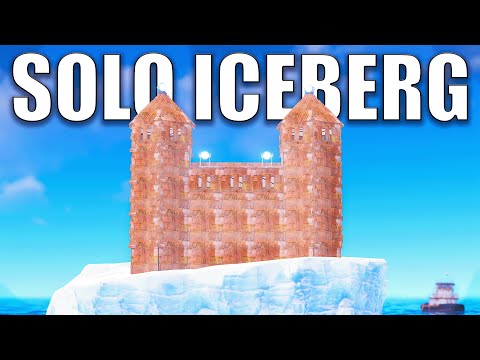 i built a solo iceberg fortress...
