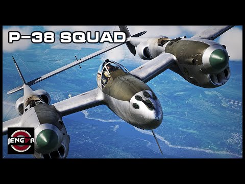 LIGHTNING SQUAD! P-38L - War Thunder Squad Gameplay!