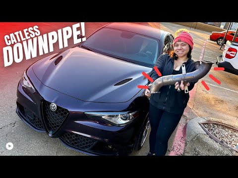 Alfa Romeo Giulia Downpipe Review !
