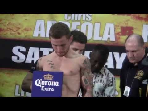Carl Frampton vs Alejandro Gonzalez  WEIGH IN