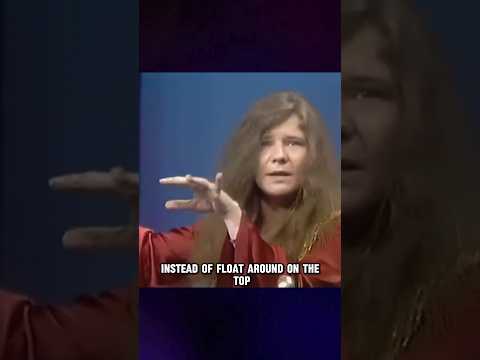 Janis Joplin on why there aren't many female singers like her, 1969 #janisjoplin