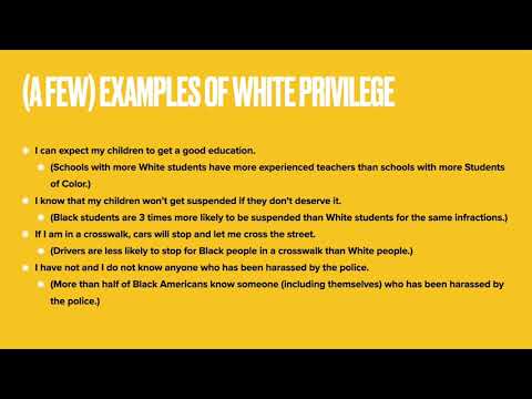 White Privilege Defined In About 60 Seconds