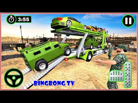Army Vehicles Transport Simulator | BingBong TV - Best Android GamePlay For Kids - Video Games