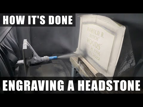 Engraving a Headstone