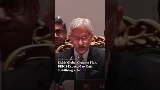 EAM S Jaishankar: 'Global Order in Flux, Expects BRICS to Play Stabilising Role' | Firstpost News