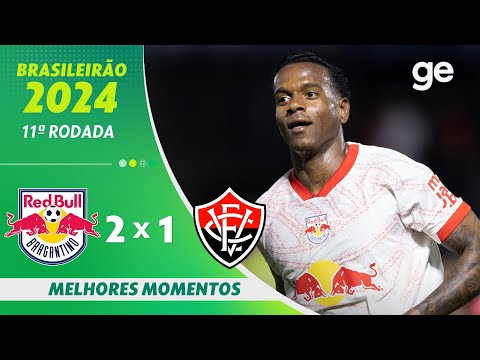 Gols e lances de Red Bull Bragantino x Vitória