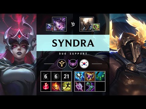 Syndra Support vs Pantheon - KR Master Patch 25.16