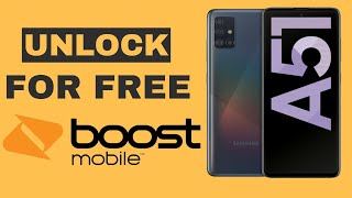 How to unlock Samsung Galaxy A51 Boost Mobile