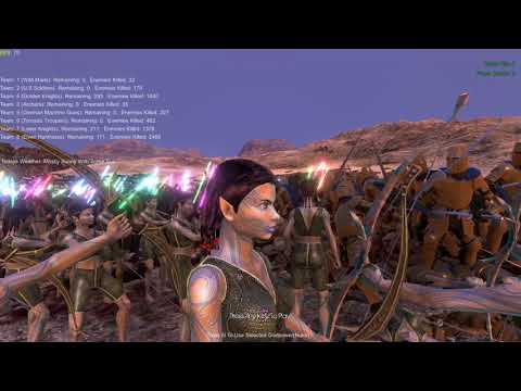 [Ultimate Epic Battle Simulator] 8 teams of 1000 go to war! Who will win?