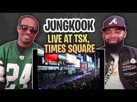 TRE-TV REACTS TO - Jung Kook Live at TSX, Times Square