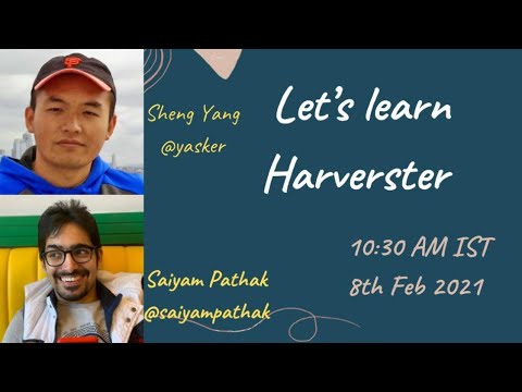 Let's Learn Harvester