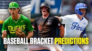Men's College World Series predictions from the 2026 NCAA baseball bracket